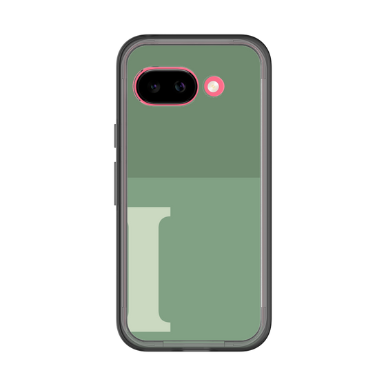 スリムプロテクションプレミアムケース［ オリジナル - initial two tone - I green ］