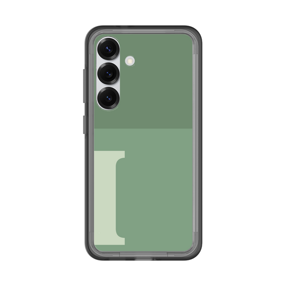 スリムプロテクションプレミアムケース［ オリジナル - initial two tone - I green ］