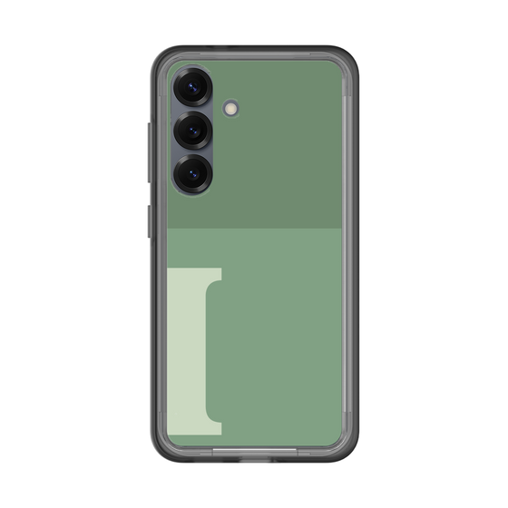 スリムプロテクションプレミアムケース［ オリジナル - initial two tone - I green ］