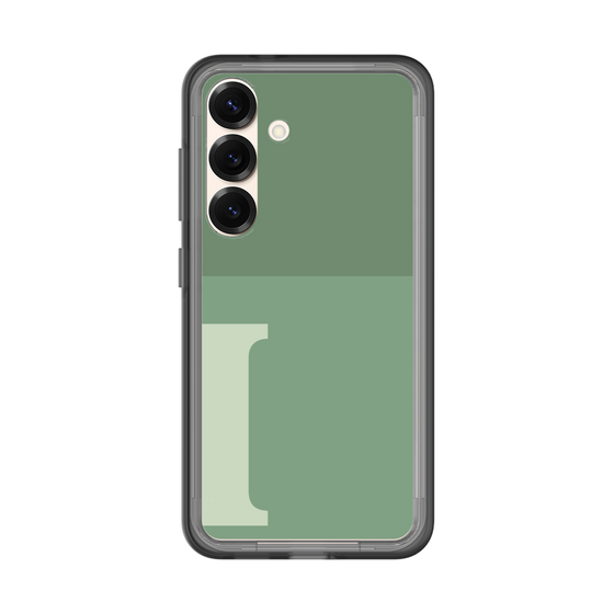 スリムプロテクションプレミアムケース［ オリジナル - initial two tone - I green ］