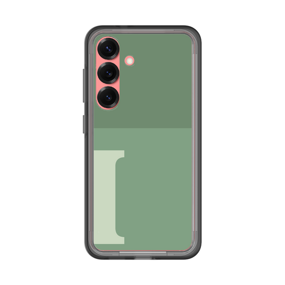 スリムプロテクションプレミアムケース［ オリジナル - initial two tone - I green ］