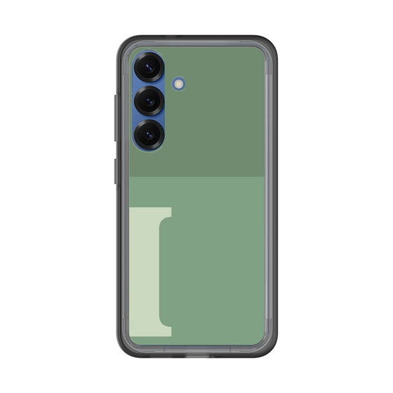 スリムプロテクションプレミアムケース［ オリジナル - initial two tone - I green ］