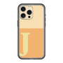 スリムプロテクションプレミアムケース［ オリジナル - initial two tone - J orange ］