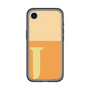 スリムプロテクションプレミアムケース［ オリジナル - initial two tone - J orange ］