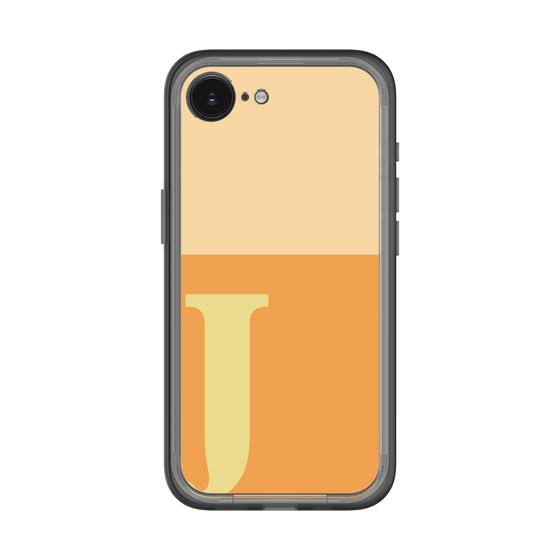 スリムプロテクションプレミアムケース［ オリジナル - initial two tone - J orange ］