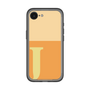 スリムプロテクションプレミアムケース［ オリジナル - initial two tone - J orange ］