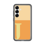 スリムプロテクションプレミアムケース［ オリジナル - initial two tone - J orange ］