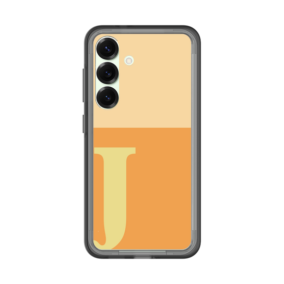 スリムプロテクションプレミアムケース［ オリジナル - initial two tone - J orange ］