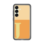 スリムプロテクションプレミアムケース［ オリジナル - initial two tone - J orange ］
