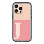 スリムプロテクションプレミアムケース［ オリジナル - initial two tone - J pink ］