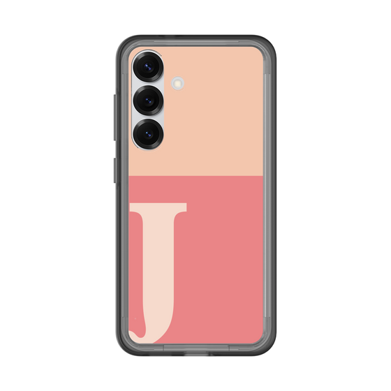 スリムプロテクションプレミアムケース［ オリジナル - initial two tone - J pink ］