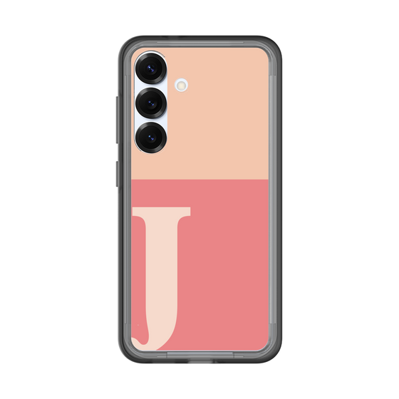 スリムプロテクションプレミアムケース［ オリジナル - initial two tone - J pink ］
