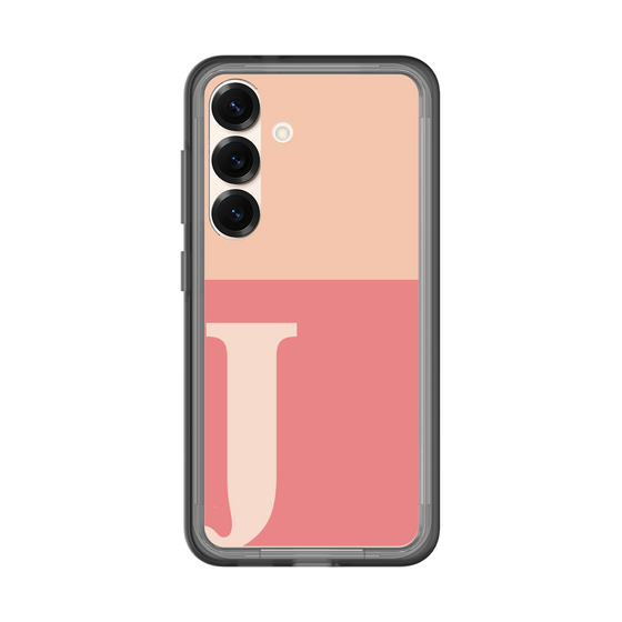 スリムプロテクションプレミアムケース［ オリジナル - initial two tone - J pink ］