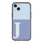 スリムプロテクションプレミアムケース［ オリジナル - initial two tone - J blue ］