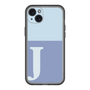 スリムプロテクションプレミアムケース［ オリジナル - initial two tone - J blue ］