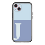 スリムプロテクションプレミアムケース［ オリジナル - initial two tone - J blue ］