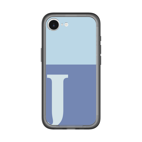 スリムプロテクションプレミアムケース［ オリジナル - initial two tone - J blue ］