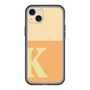 スリムプロテクションプレミアムケース［ オリジナル - initial two tone - K orange ］