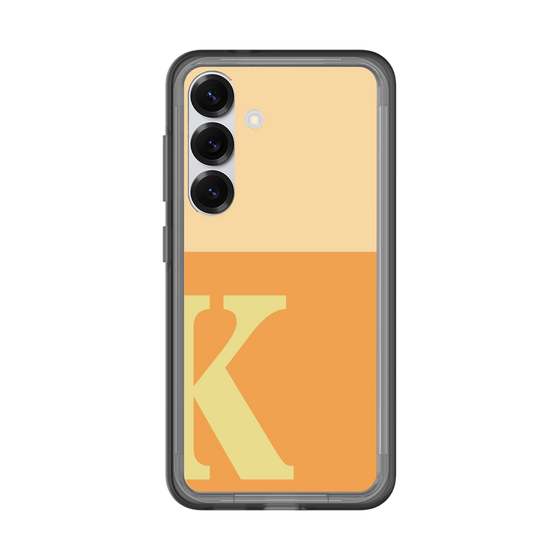 スリムプロテクションプレミアムケース［ オリジナル - initial two tone - K orange ］