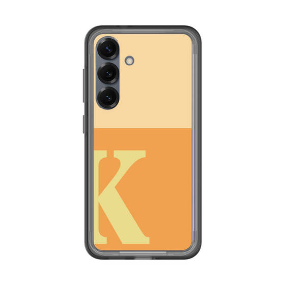 スリムプロテクションプレミアムケース［ オリジナル - initial two tone - K orange ］