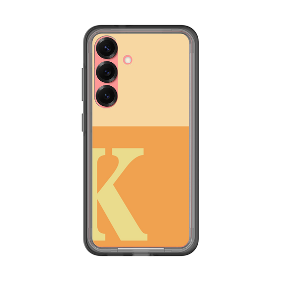 スリムプロテクションプレミアムケース［ オリジナル - initial two tone - K orange ］
