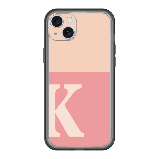 スリムプロテクションプレミアムケース［ オリジナル - initial two tone - K pink ］