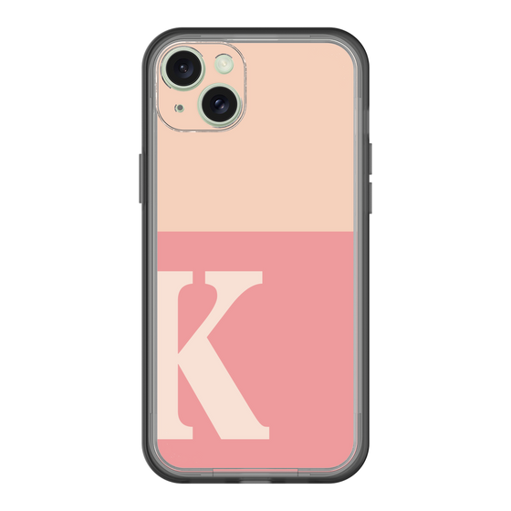 スリムプロテクションプレミアムケース［ オリジナル - initial two tone - K pink ］