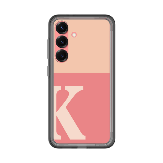 スリムプロテクションプレミアムケース［ オリジナル - initial two tone - K pink ］
