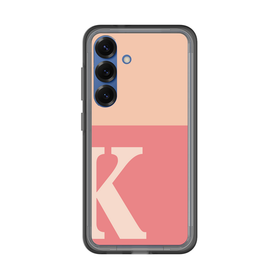 スリムプロテクションプレミアムケース［ オリジナル - initial two tone - K pink ］