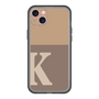 スリムプロテクションプレミアムケース［ オリジナル - initial two tone - K brown ］
