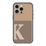 スリムプロテクションプレミアムケース［ オリジナル - initial two tone - K brown ］