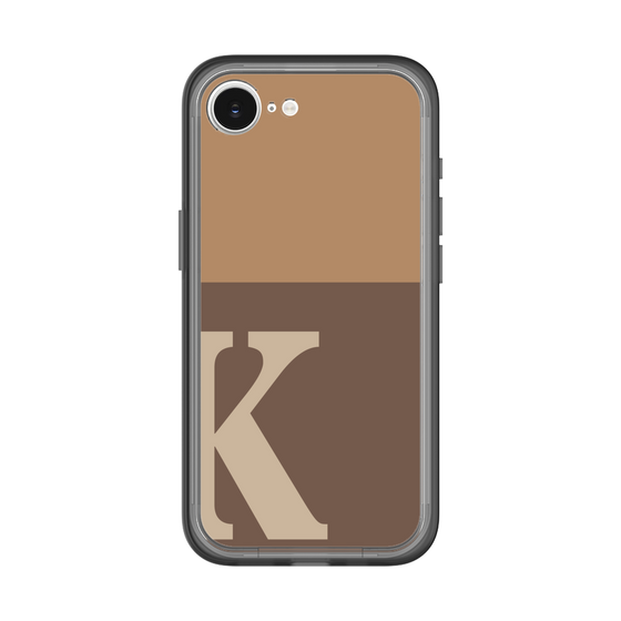 スリムプロテクションプレミアムケース［ オリジナル - initial two tone - K brown ］