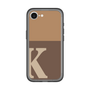スリムプロテクションプレミアムケース［ オリジナル - initial two tone - K brown ］