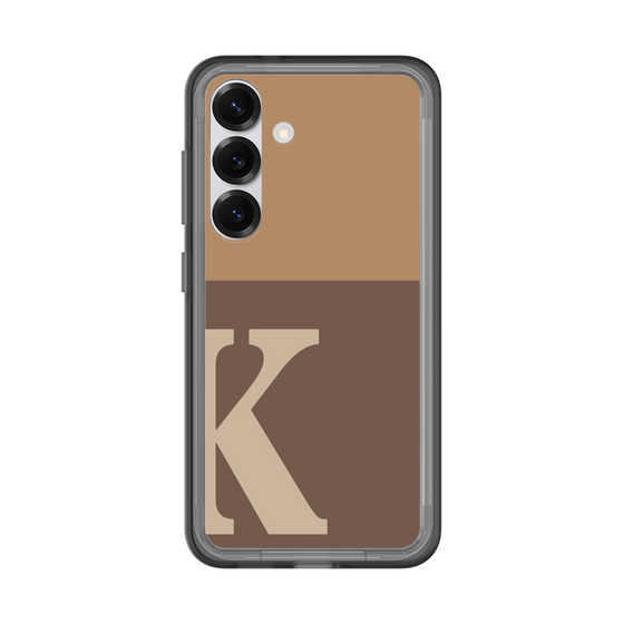 スリムプロテクションプレミアムケース［ オリジナル - initial two tone - K brown ］