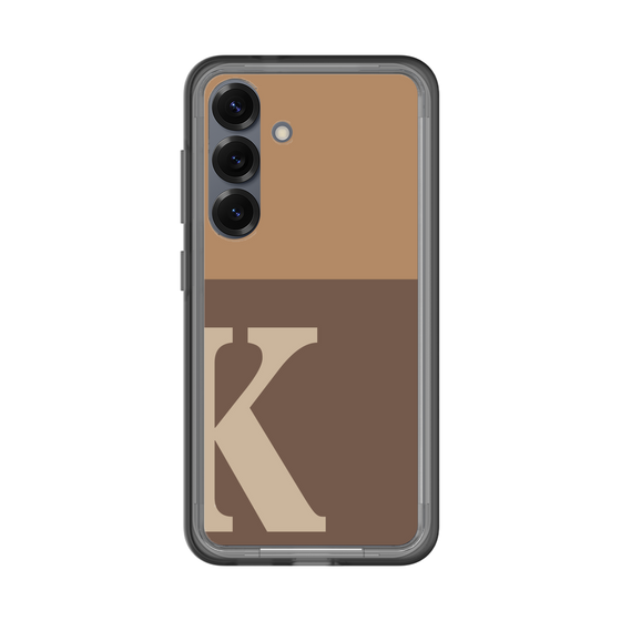 スリムプロテクションプレミアムケース［ オリジナル - initial two tone - K brown ］