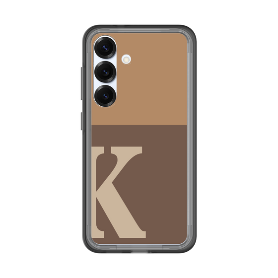 スリムプロテクションプレミアムケース［ オリジナル - initial two tone - K brown ］