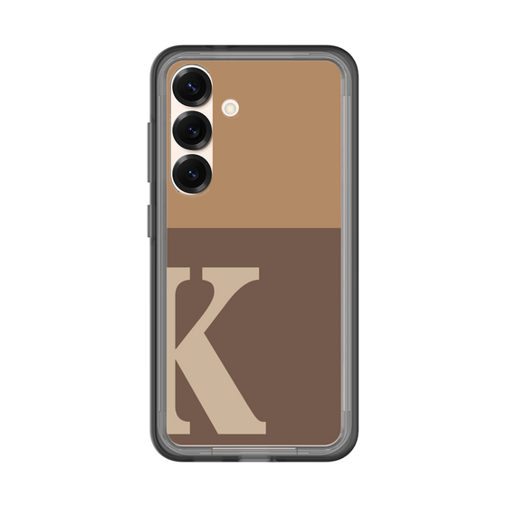 スリムプロテクションプレミアムケース［ オリジナル - initial two tone - K brown ］