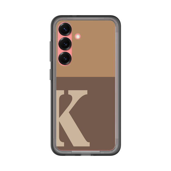 スリムプロテクションプレミアムケース［ オリジナル - initial two tone - K brown ］