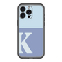 スリムプロテクションプレミアムケース［ オリジナル - initial two tone - K blue ］