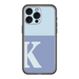スリムプロテクションプレミアムケース［ オリジナル - initial two tone - K blue ］