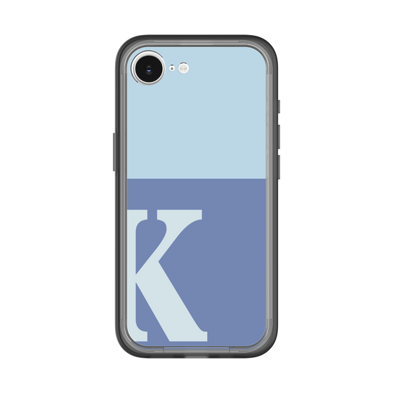 スリムプロテクションプレミアムケース［ オリジナル - initial two tone - K blue ］