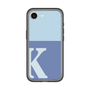 スリムプロテクションプレミアムケース［ オリジナル - initial two tone - K blue ］