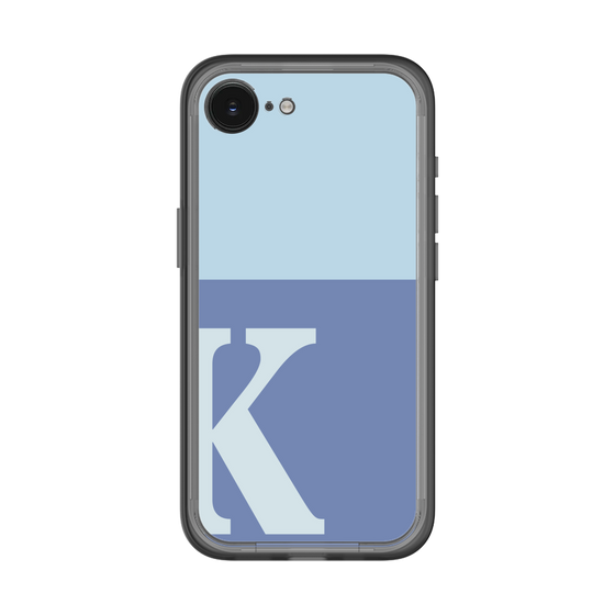 スリムプロテクションプレミアムケース［ オリジナル - initial two tone - K blue ］