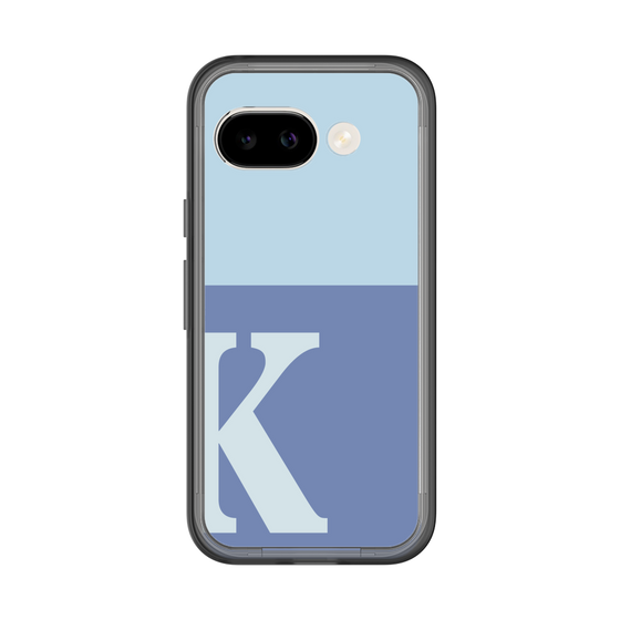 スリムプロテクションプレミアムケース［ オリジナル - initial two tone - K blue ］