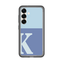 スリムプロテクションプレミアムケース［ オリジナル - initial two tone - K blue ］