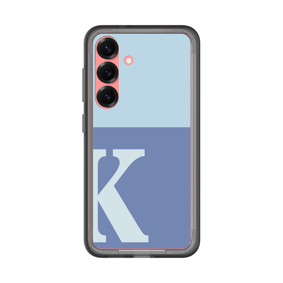 スリムプロテクションプレミアムケース［ オリジナル - initial two tone - K blue ］