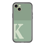スリムプロテクションプレミアムケース［ オリジナル - initial two tone - K green ］