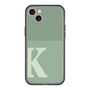 スリムプロテクションプレミアムケース［ オリジナル - initial two tone - K green ］
