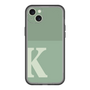 スリムプロテクションプレミアムケース［ オリジナル - initial two tone - K green ］