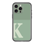 スリムプロテクションプレミアムケース［ オリジナル - initial two tone - K green ］